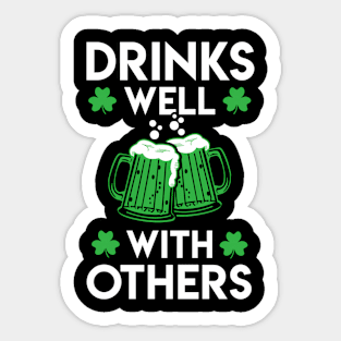 Green Beer St Patrick'S Day Sticker